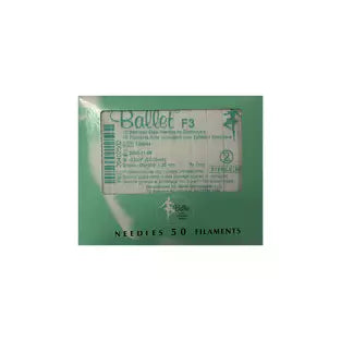 Ballet Stainless Steel Needles F3 50pc 10001003-F3SS