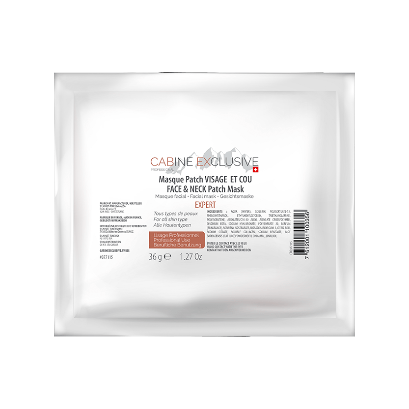 Cabine Exclusive Expert Face and Neck Patch Mask 36gr 377115