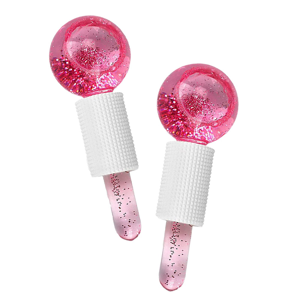 Facial Ice Globes Set 2pc Pink IGS1