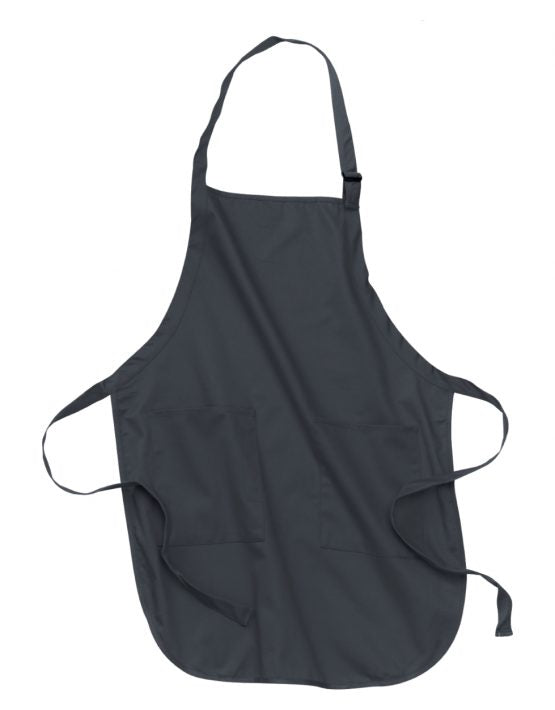 Carolyn Design Long Apron One Size Black 90148-B