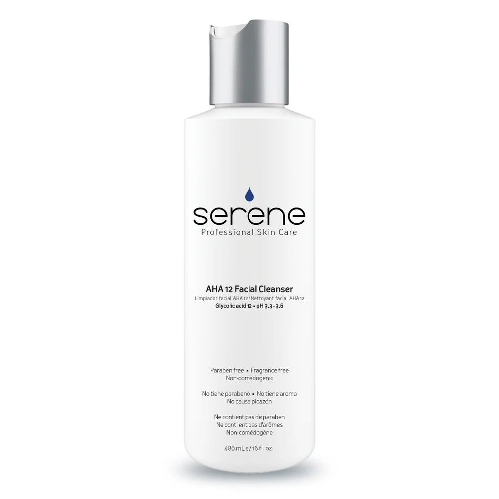 Serene AHA 12 Facial Cleanser 8oz