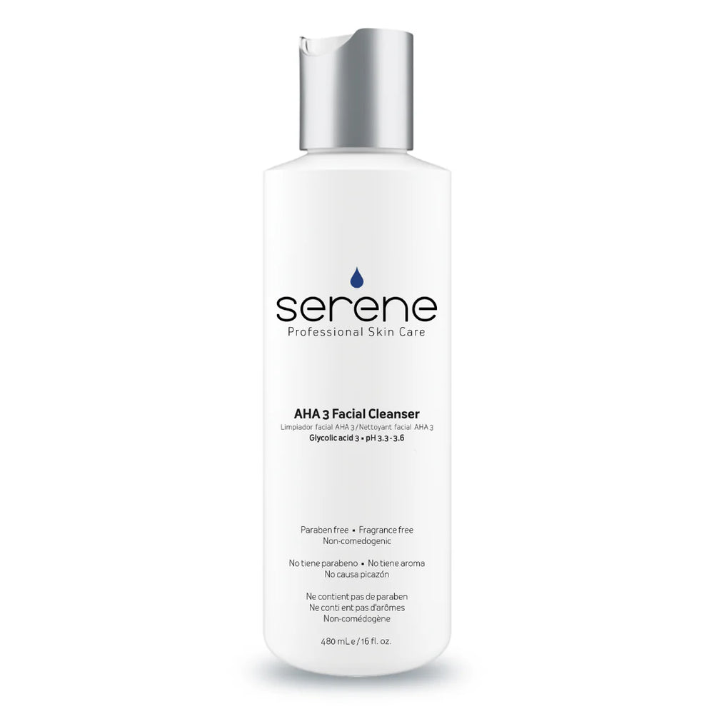 Serene AHA 3 Facial Cleanser 16oz