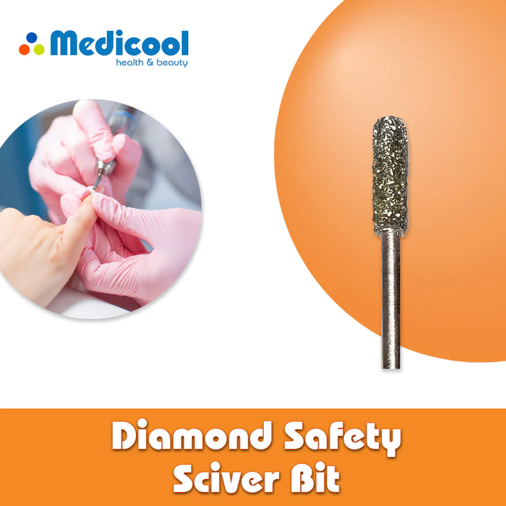 Medicool Diamond Safety Sciver Bit for Nails E25C