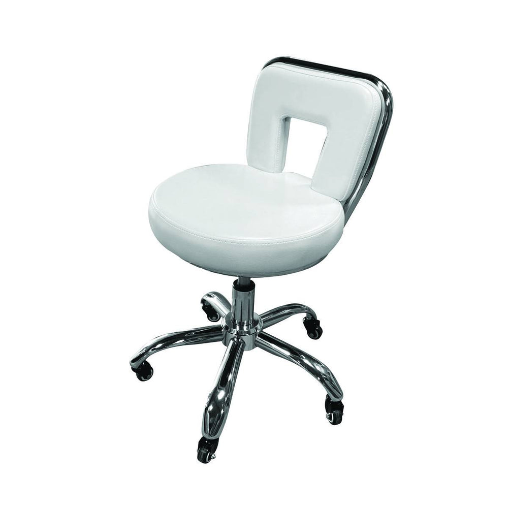 GD Pedicure Stool White GD-5810W