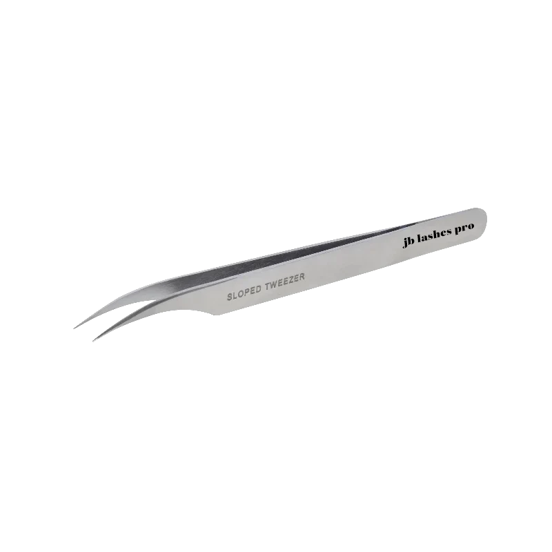 JB Pro-Sloped Tweezers, Stainless Steel JBA1003